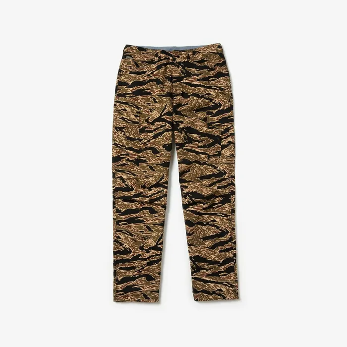 LIVE Camouflage Cargo Pants BlackWhite Mens Lacoste Pants and Shorts Popular