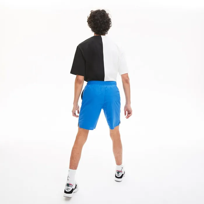 LIVE Lightweight Bermuda Shorts BlueBlack Mens Lacoste Pants and Shorts Outlet