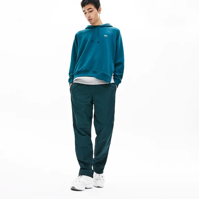 LIVE Lightweight Striped Track Pants BlackGreen Mens Lacoste Tracksuits Outlet Factory LIVE Lightweight Striped Track Pants BlackGreen Mens Lacoste Tracksuits Outlet Factory