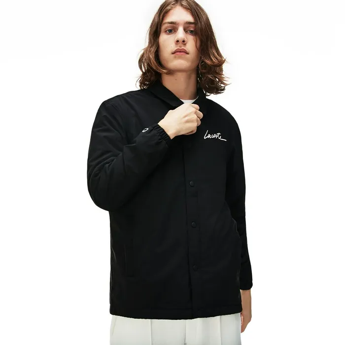 LIVE Signature Taffeta Jacket Black Mens Lacoste Jackets and Coats Online Store LIVE Signature Taffeta Jacket Black Mens Lacoste Jackets and Coats Online Store