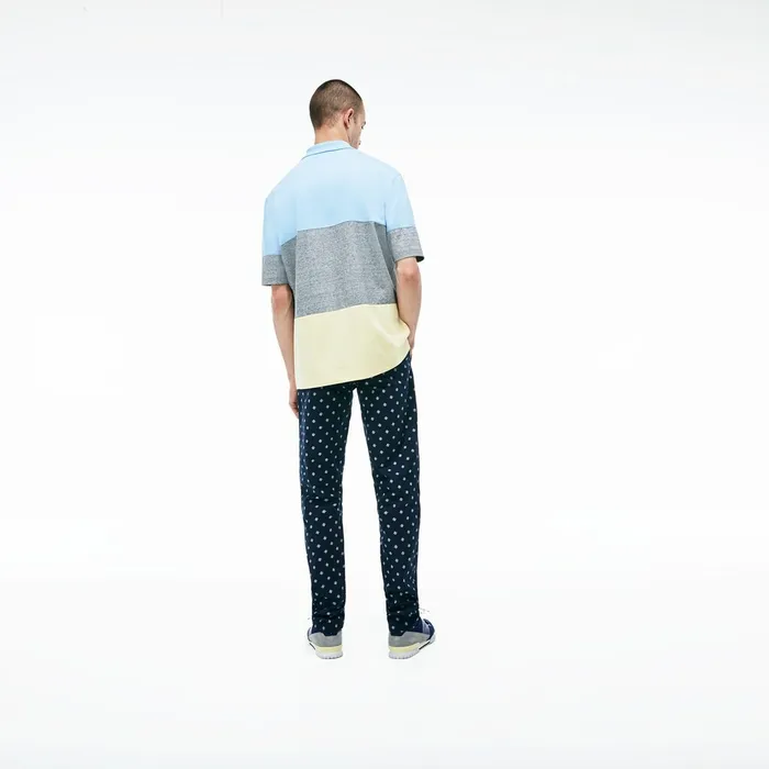 LIVE Skinny Fit Chinos Navy BlueWhite Mens Lacoste Pants and Shorts For Sale Online