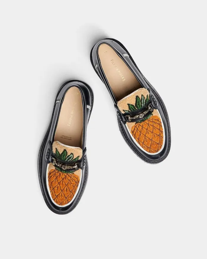 Loafer Ananas Black MenWomen Filling Pieces Loafers and Dress Shoes