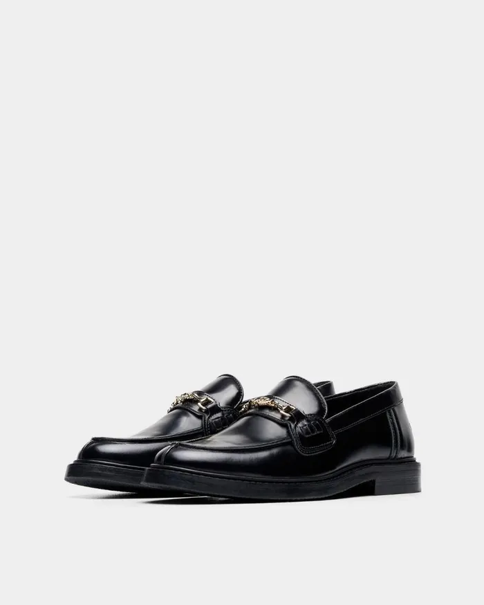 Loafer Polido All Black MenWomen Filling Pieces Loafers and Dress Shoes