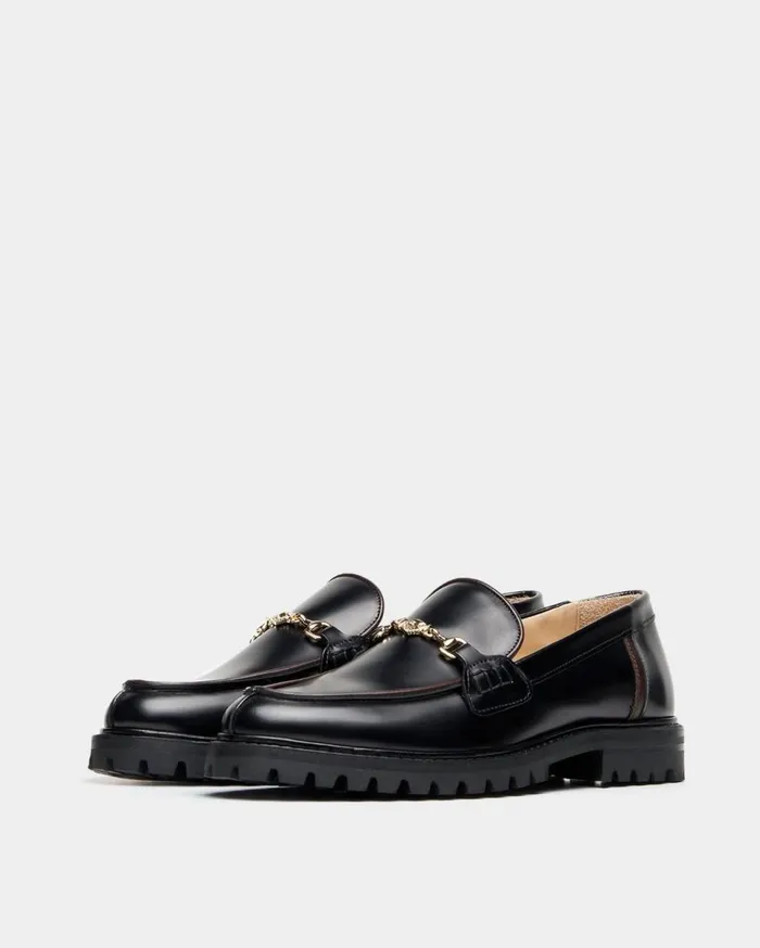 Loafer Polido Black WomenMen Filling Pieces Loafers and Dress Shoes