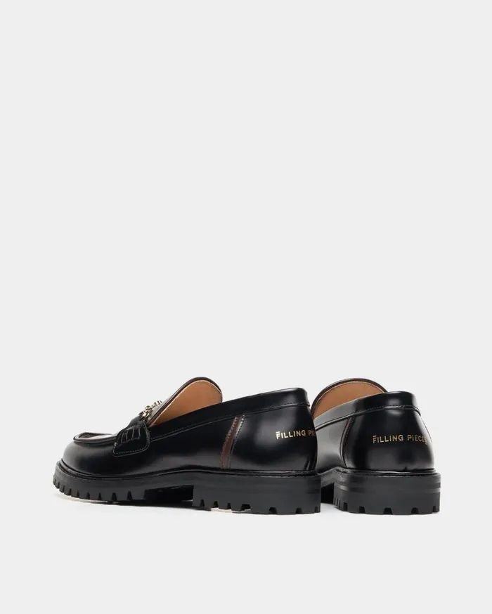 Loafer Polido Black WomenMen Filling Pieces Loafers and Dress Shoes