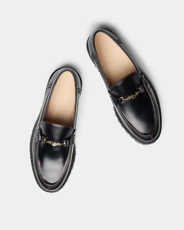 Loafer Polido Black WomenMen Filling Pieces Loafers and Dress Shoes