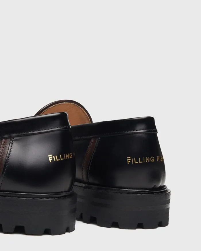 Loafer Polido Black WomenMen Filling Pieces Loafers and Dress Shoes