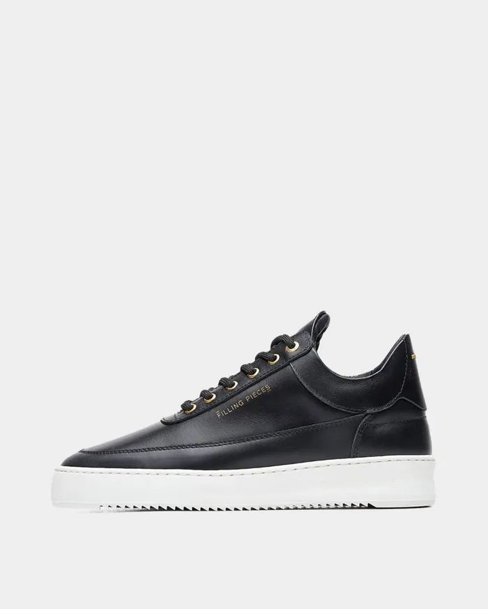 Low Eva Lane Nappa Black Women Filling Pieces Sneakers