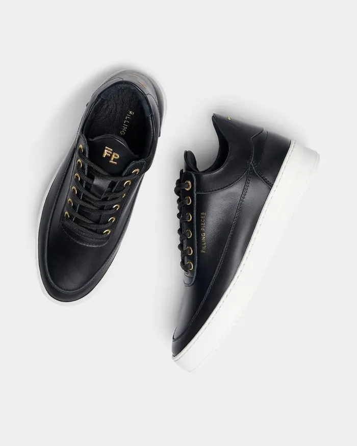 Low Eva Lane Nappa Black Women Filling Pieces Sneakers