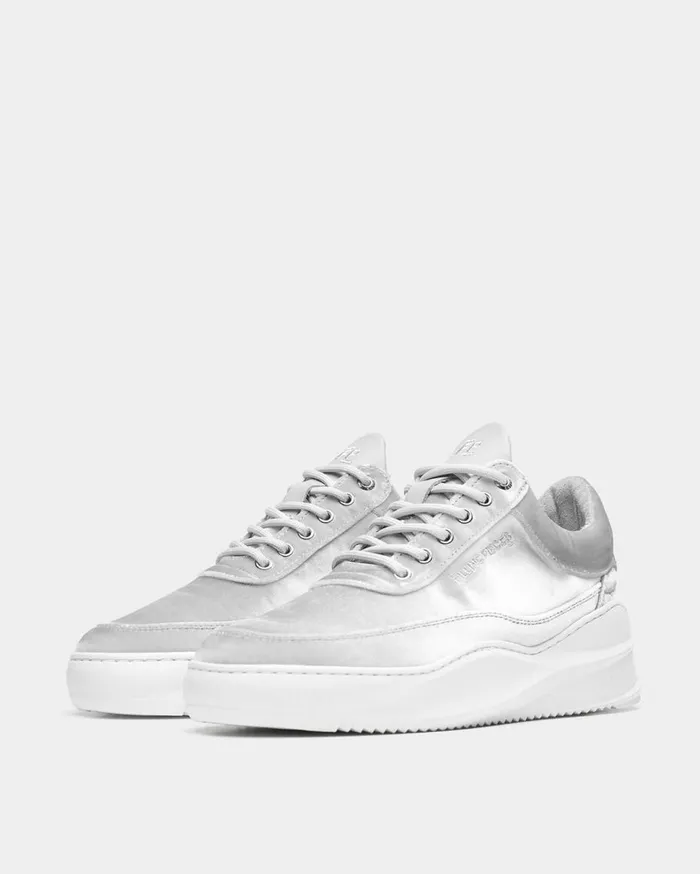 Low Eva Sky Velvet Grey Women Filling Pieces Sneakers