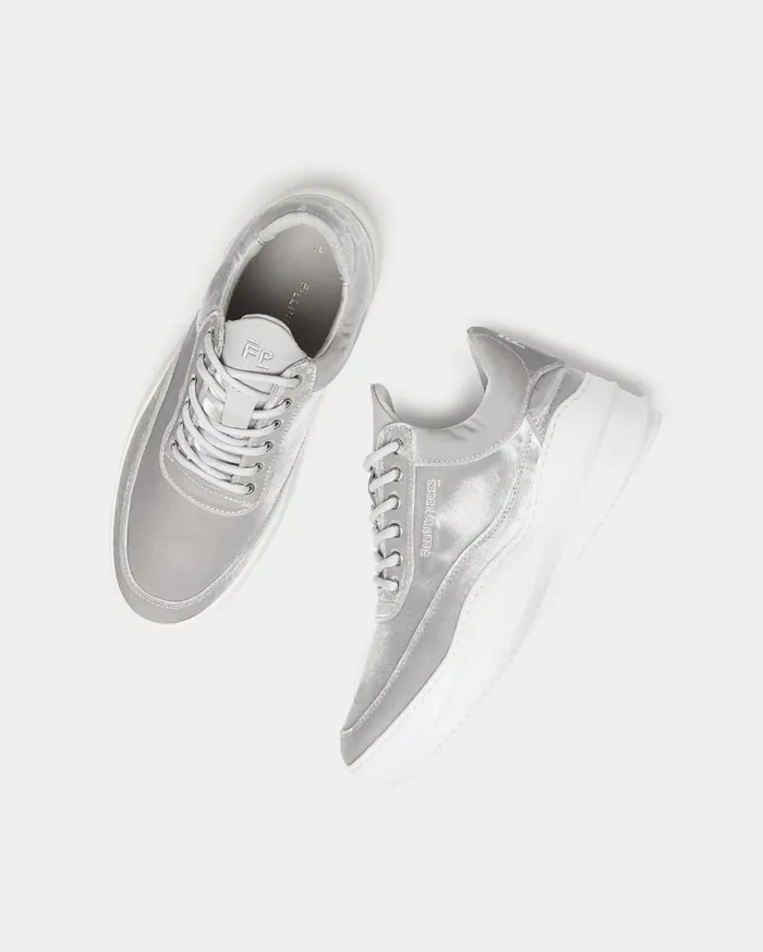 Low Eva Sky Velvet Grey Women Filling Pieces Sneakers