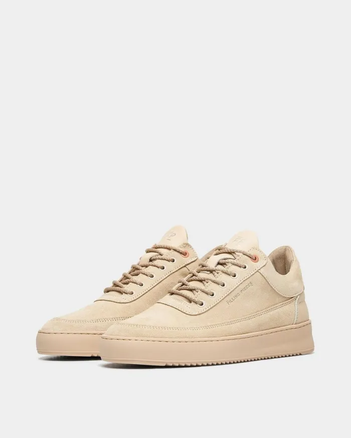 Low Eva Suede Beige Women Filling Pieces Sneakers