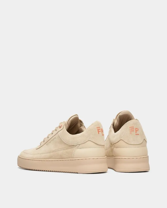 Low Eva Suede Beige Women Filling Pieces Sneakers