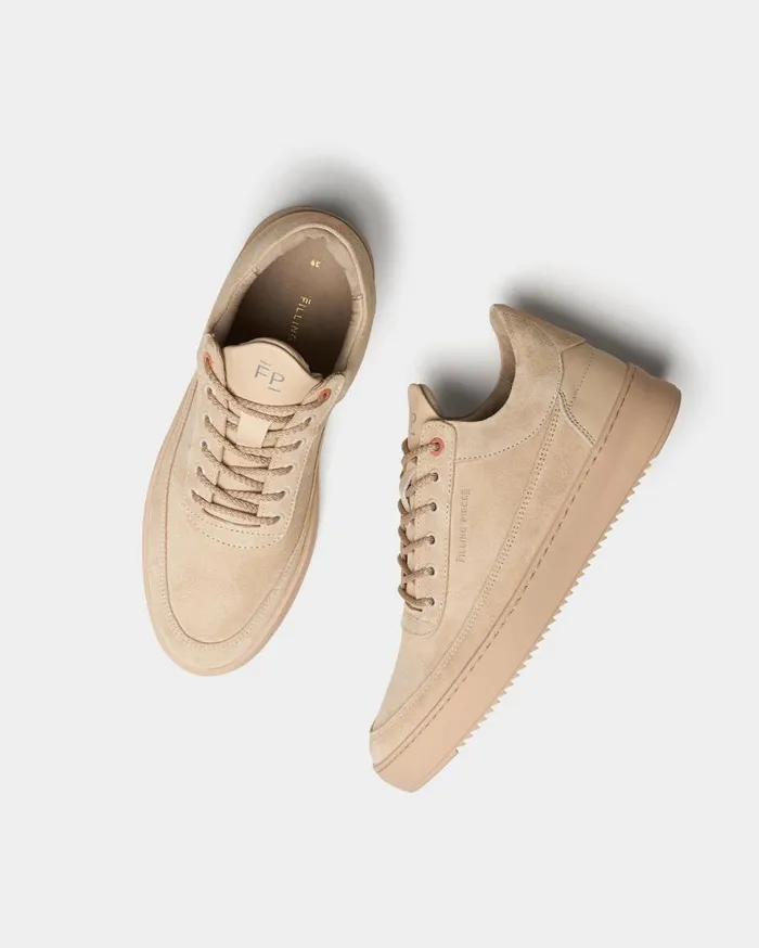 Low Eva Suede Beige Women Filling Pieces Sneakers