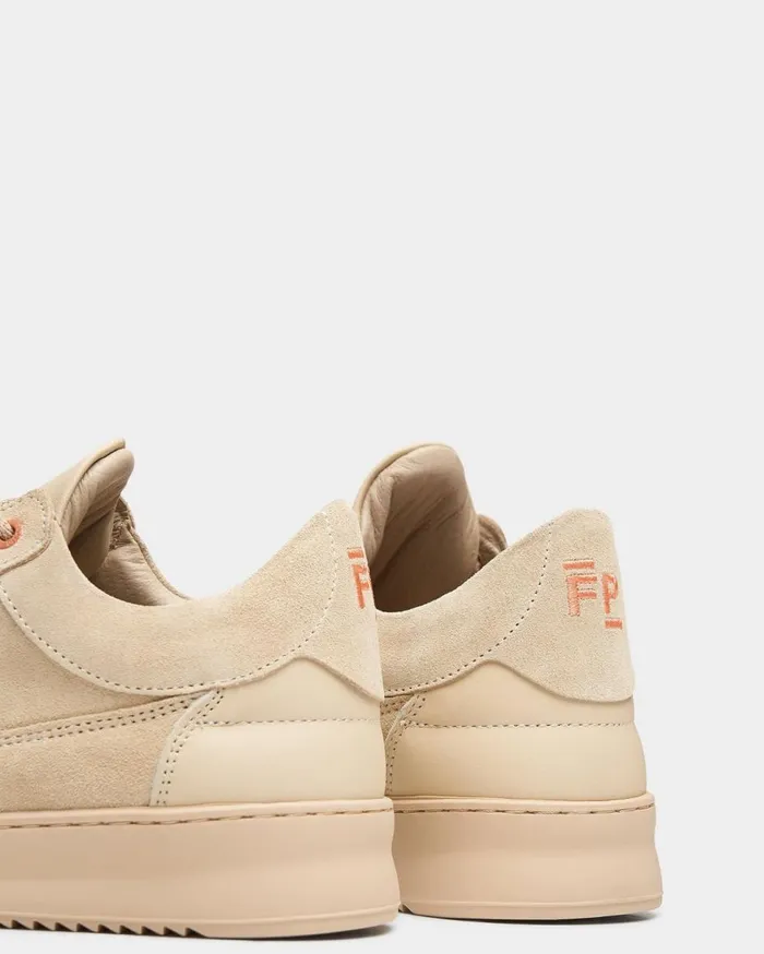 Low Eva Suede Beige Women Filling Pieces Sneakers