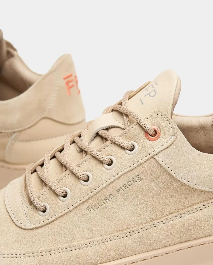 Low Eva Suede Beige Women Filling Pieces Sneakers