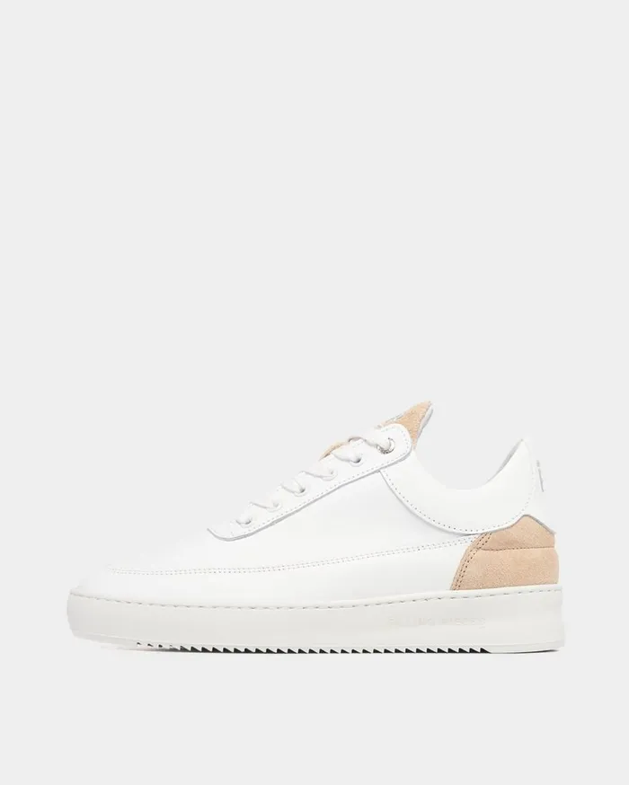 Low Eva Suede White Women Filling Pieces Sneakers