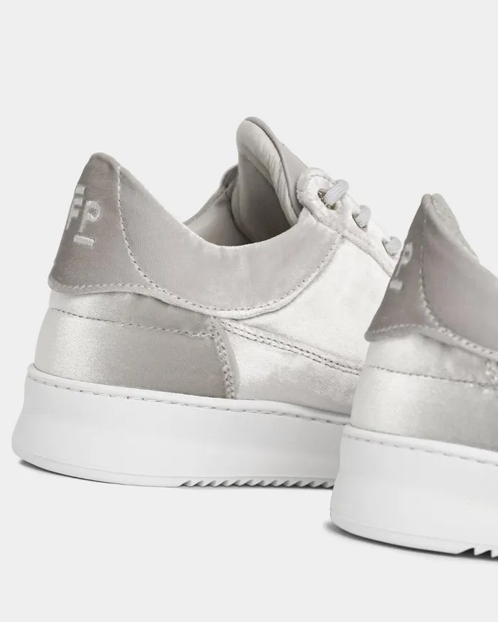 Low Eva Velvet Grey Women Filling Pieces Sneakers