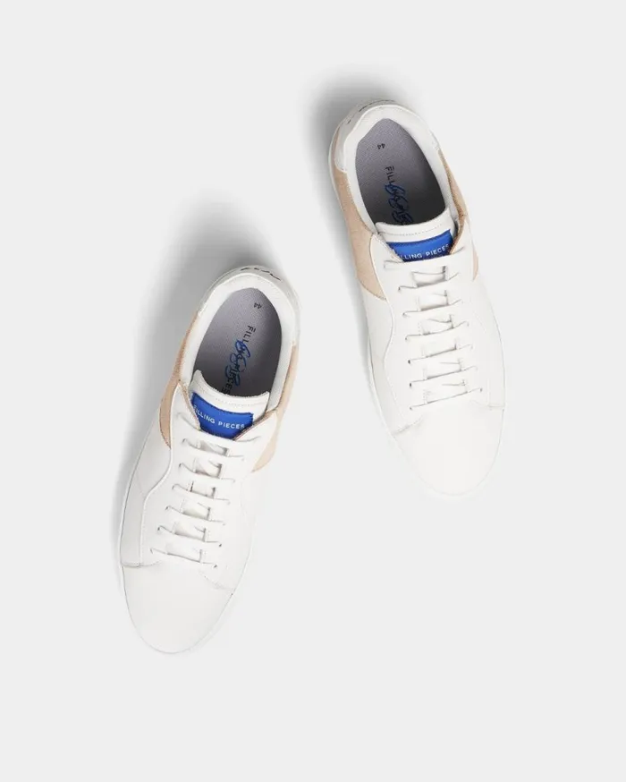 Low Plain Court 683 Organic White MenWomen Filling Pieces Sneakers