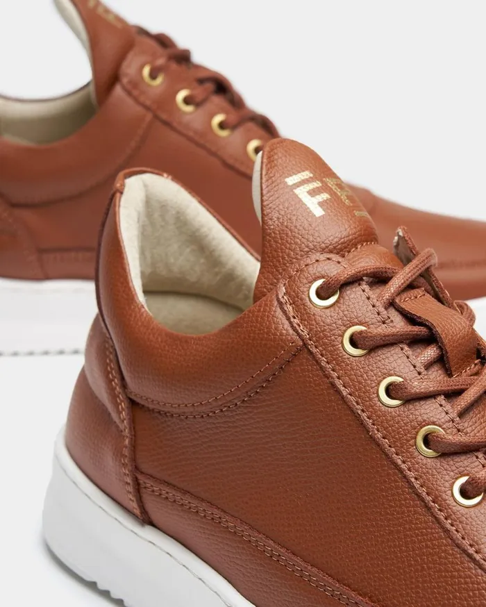 Low Top Crumbs Brown Men Filling Pieces Sneakers