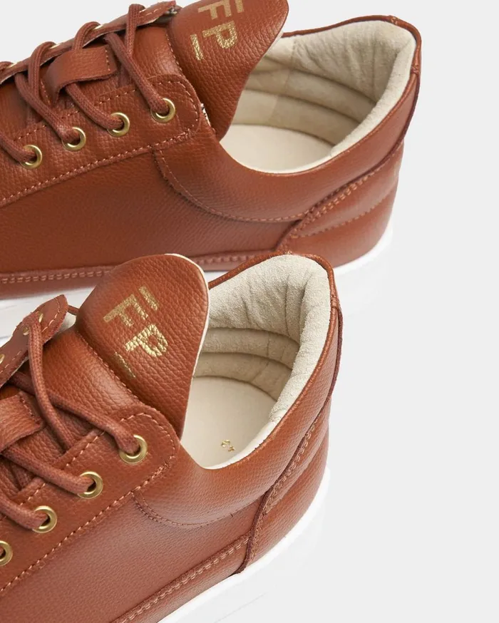 Low Top Crumbs Brown Men Filling Pieces Sneakers