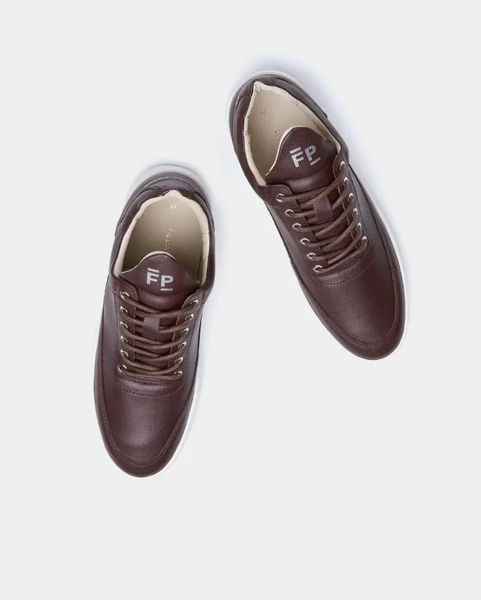 Low Top Crumbs Dark Brown Men Filling Pieces Sneakers
