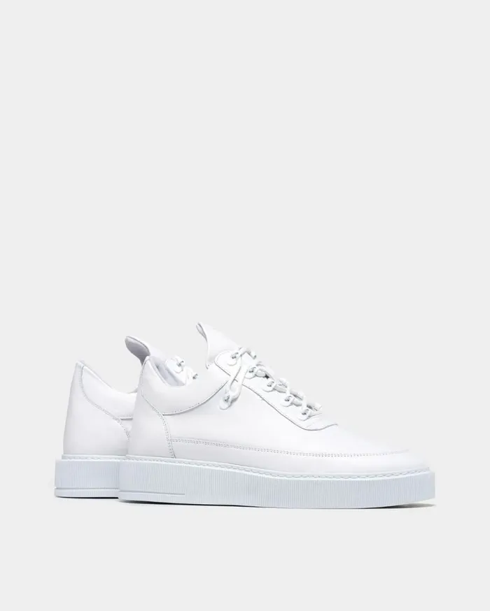 Low Top Dress Cup Matt Gala All White WomenMen Filling Pieces Sneakers