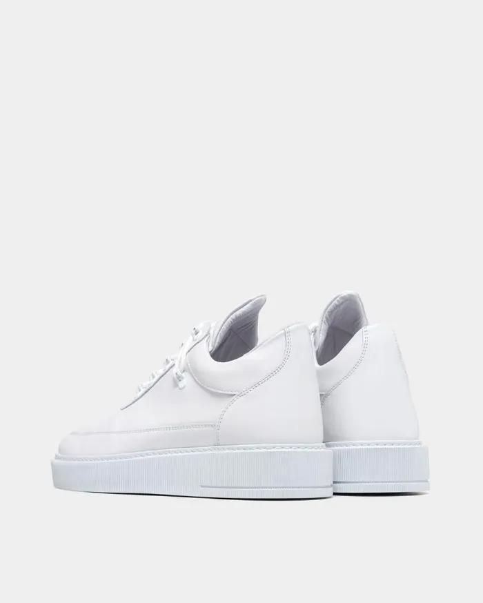 Low Top Dress Cup Matt Gala All White WomenMen Filling Pieces Sneakers