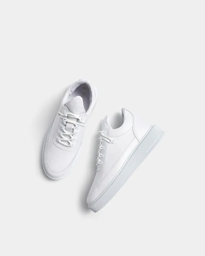 Low Top Dress Cup Matt Gala All White WomenMen Filling Pieces Sneakers
