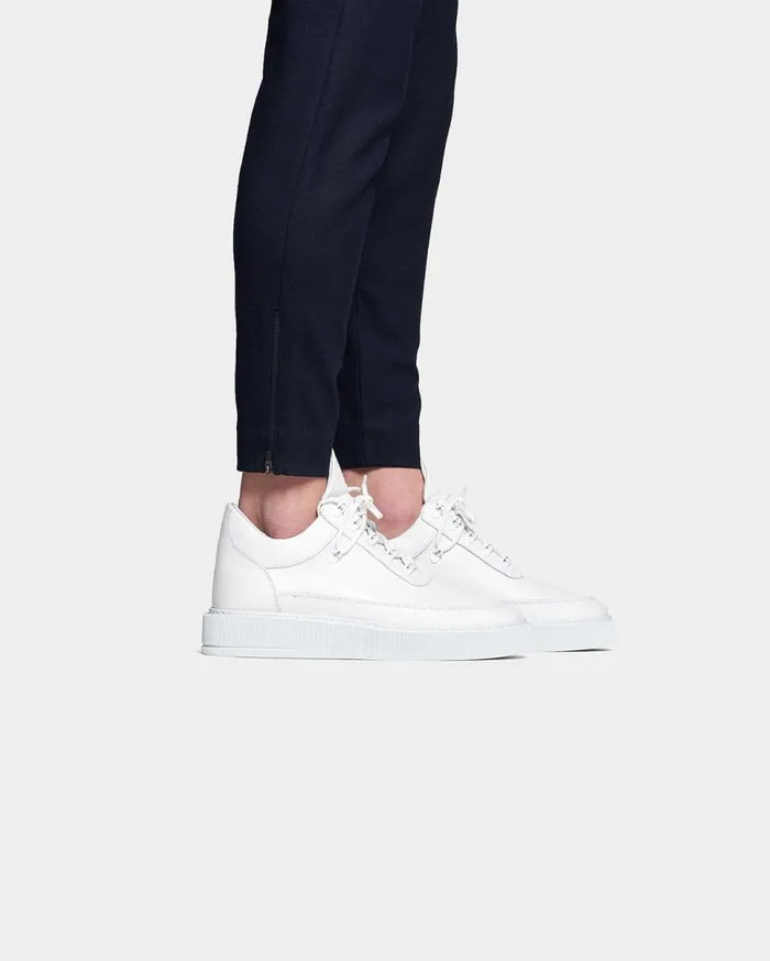 Low Top Dress Cup Matt Gala All White WomenMen Filling Pieces Sneakers