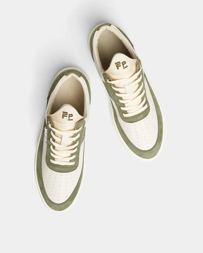 Low Top Game Green Men Filling Pieces Sneakers