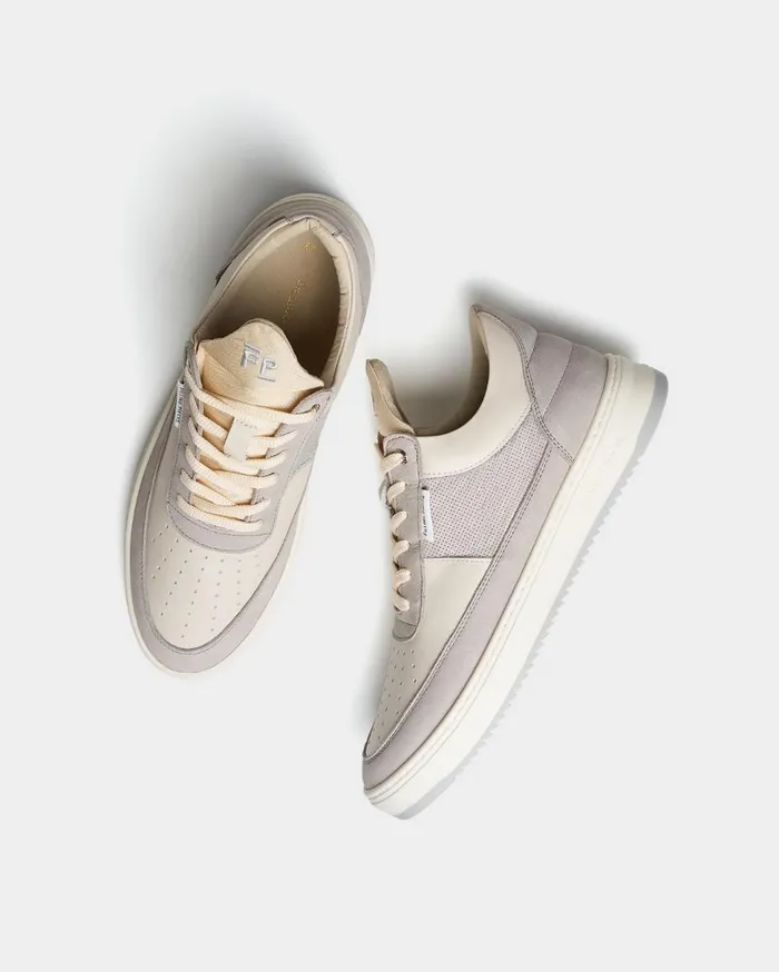Low Top Game Light Grey MenWomen Filling Pieces Sneakers