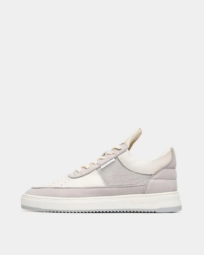 Low Top Game Light Grey WomenMen Filling Pieces Sneakers