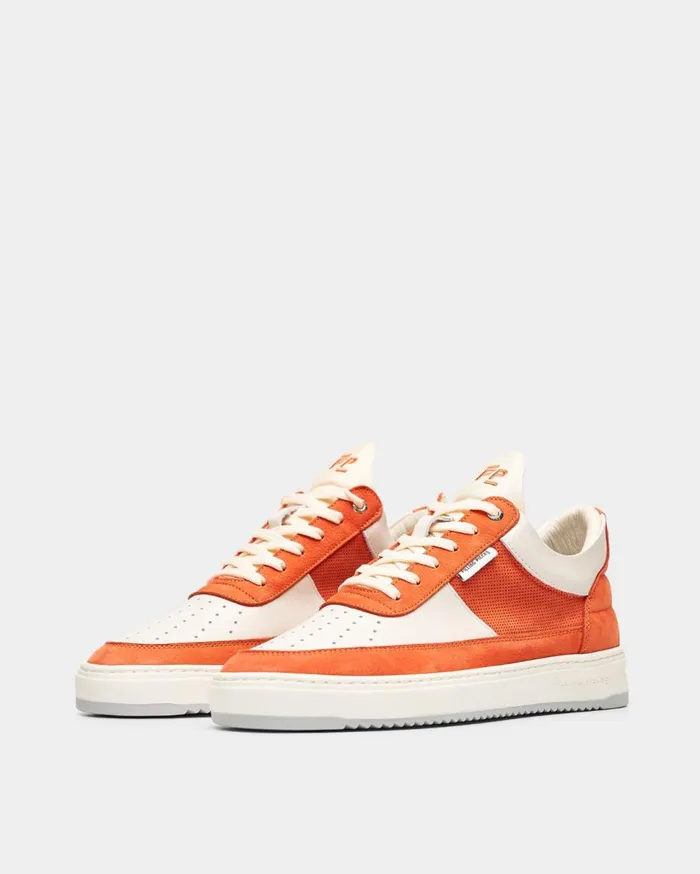 Low Top Game Orange Men Filling Pieces Sneakers