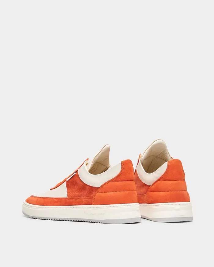 Low Top Game Orange Men Filling Pieces Sneakers