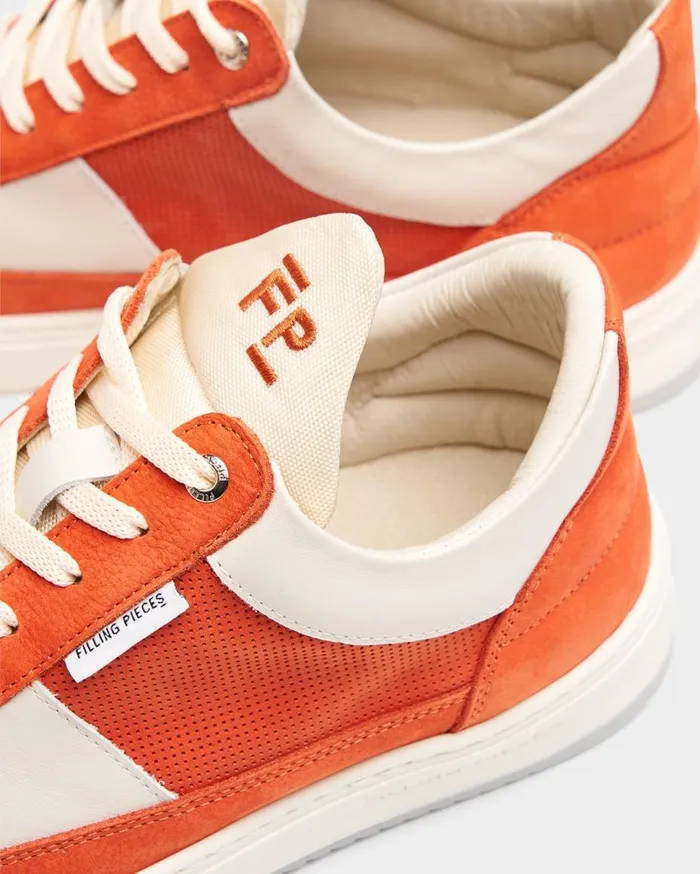 Low Top Game Orange Men Filling Pieces Sneakers