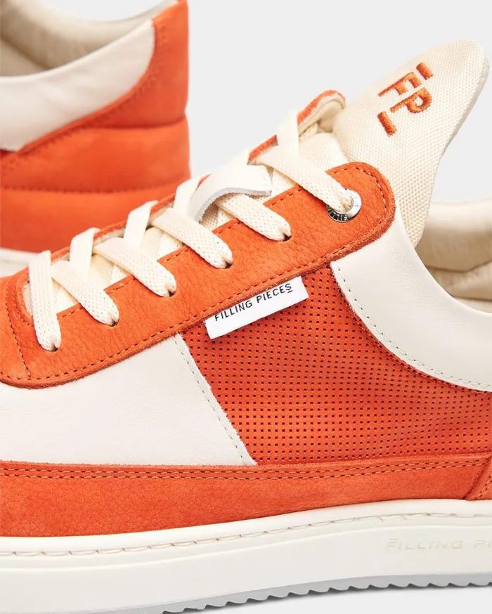 Low Top Game Orange Men Filling Pieces Sneakers