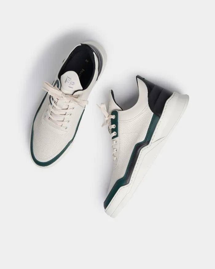 Low Top Ghost Decon Green Men Filling Pieces Sneakers