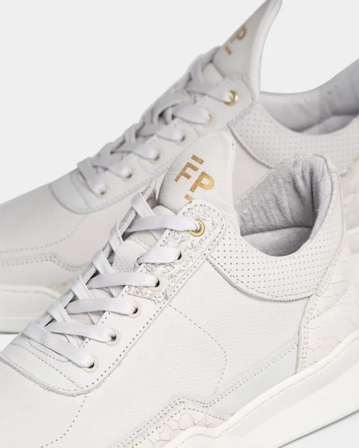 Low Top Ghost Decon White WomenMen Filling Pieces Sneakers