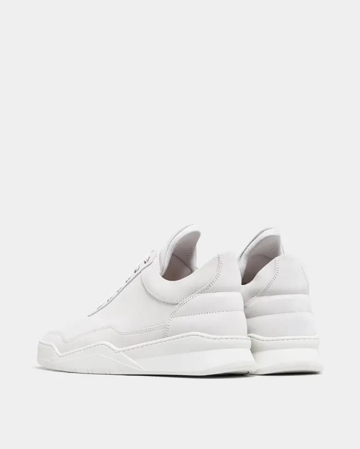 Low Top Ghost Nappa White WomenMen Filling Pieces Sneakers