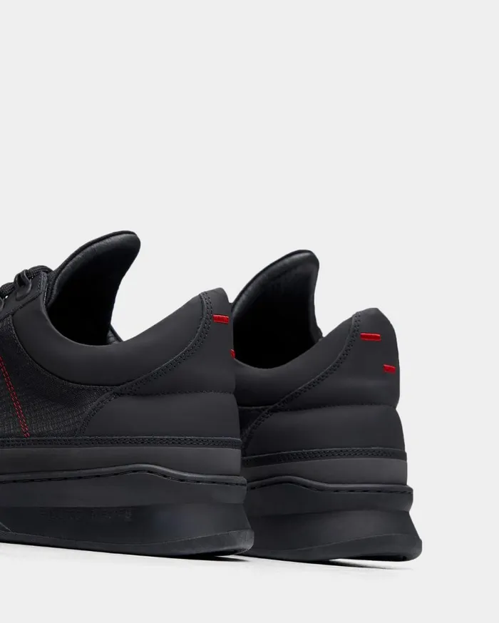 Low Top Ghost Radar Black MenWomen Filling Pieces Sneakers