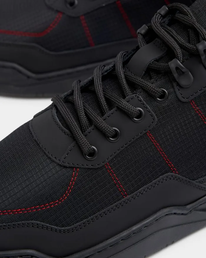 Low Top Ghost Radar Black MenWomen Filling Pieces Sneakers