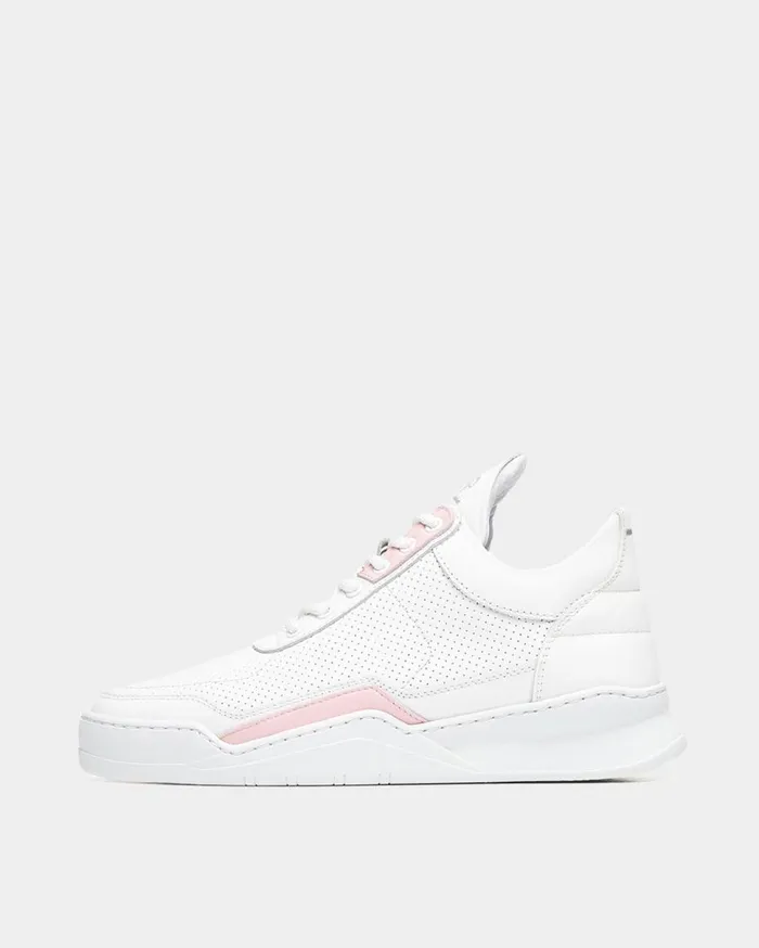 Low Top Ghost Rubberized White Women Filling Pieces Sneakers