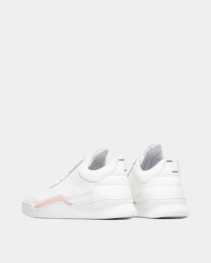 Low Top Ghost Rubberized White Women Filling Pieces Sneakers