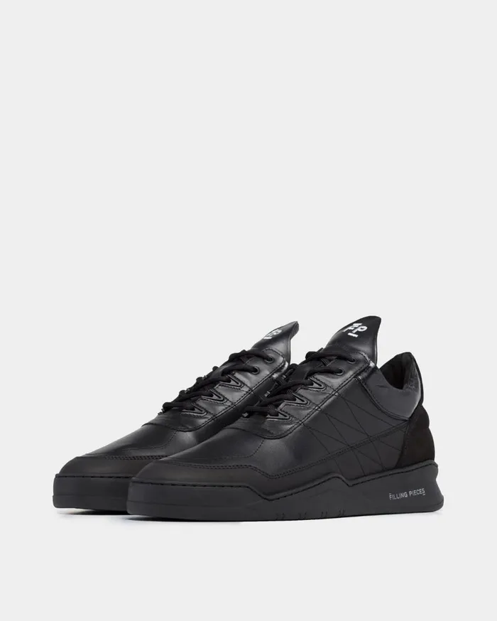 Low Top Ghost Tweek All Black MenWomen Filling Pieces Sneakers
