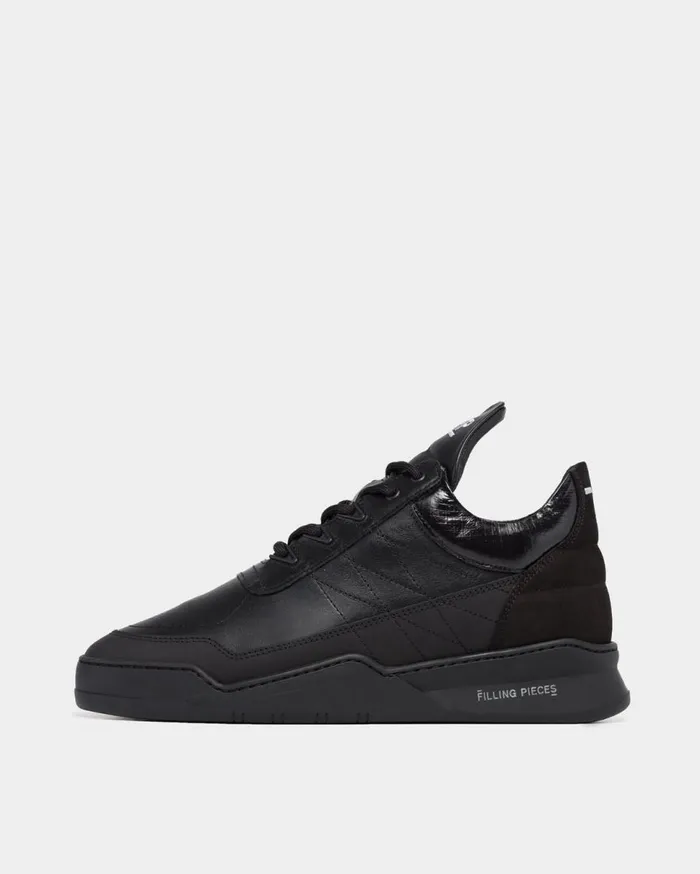 Low Top Ghost Tweek All Black MenWomen Filling Pieces Sneakers
