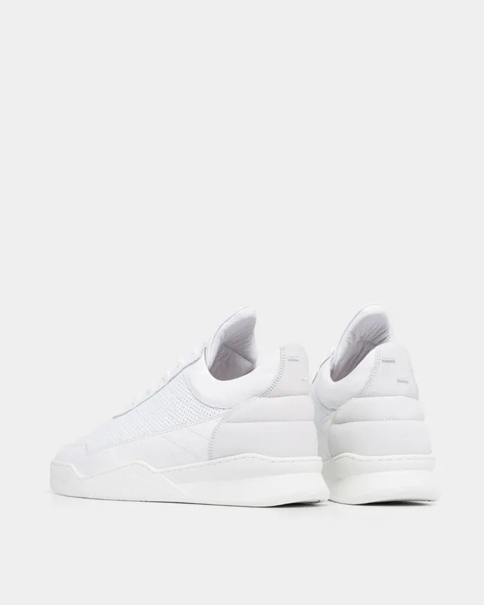 Low Top Ghost Tweek All White MenWomen Filling Pieces Sneakers