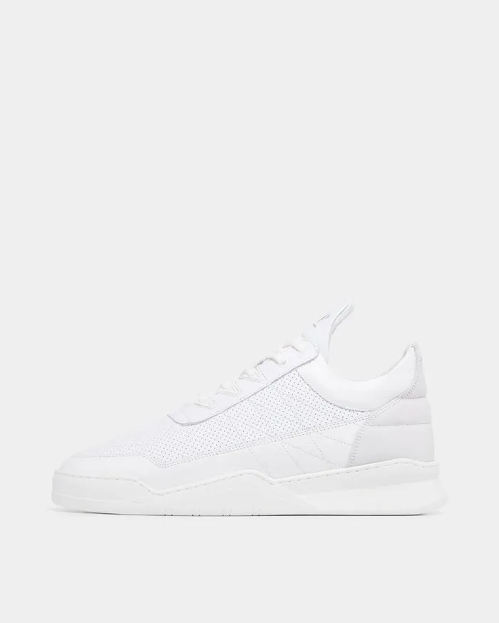 Low Top Ghost Tweek All White WomenMen Filling Pieces Sneakers