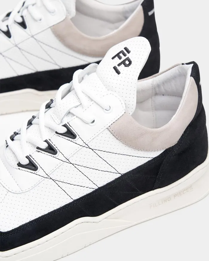 Low Top Ghost Tweek White MenWomen Filling Pieces Sneakers
