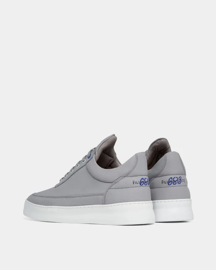 Low Top Plain 683 Organic Grey MenWomen Filling Pieces Sneakers